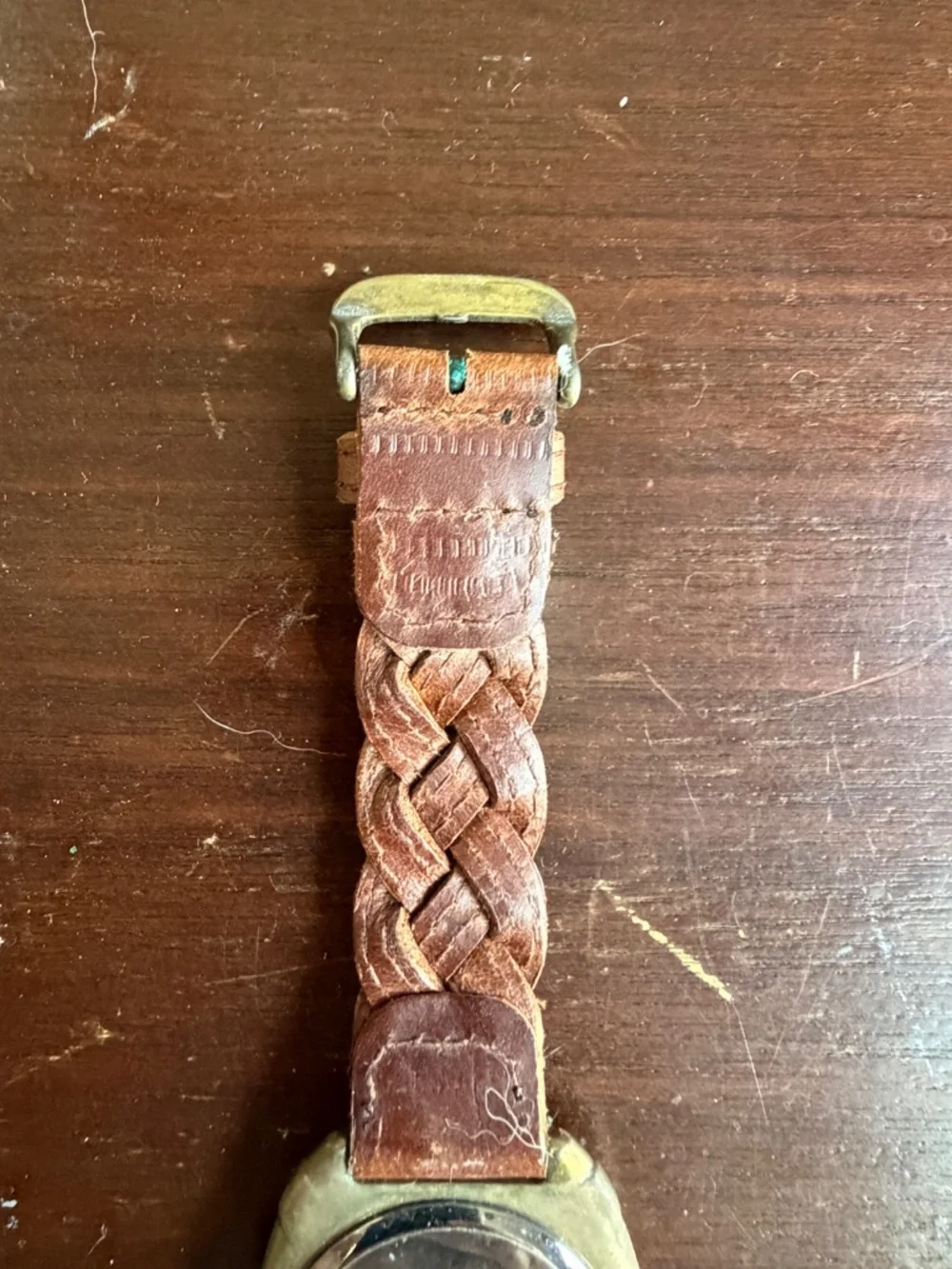 Fossil Men's Watch BQ-8725 with braided leather band